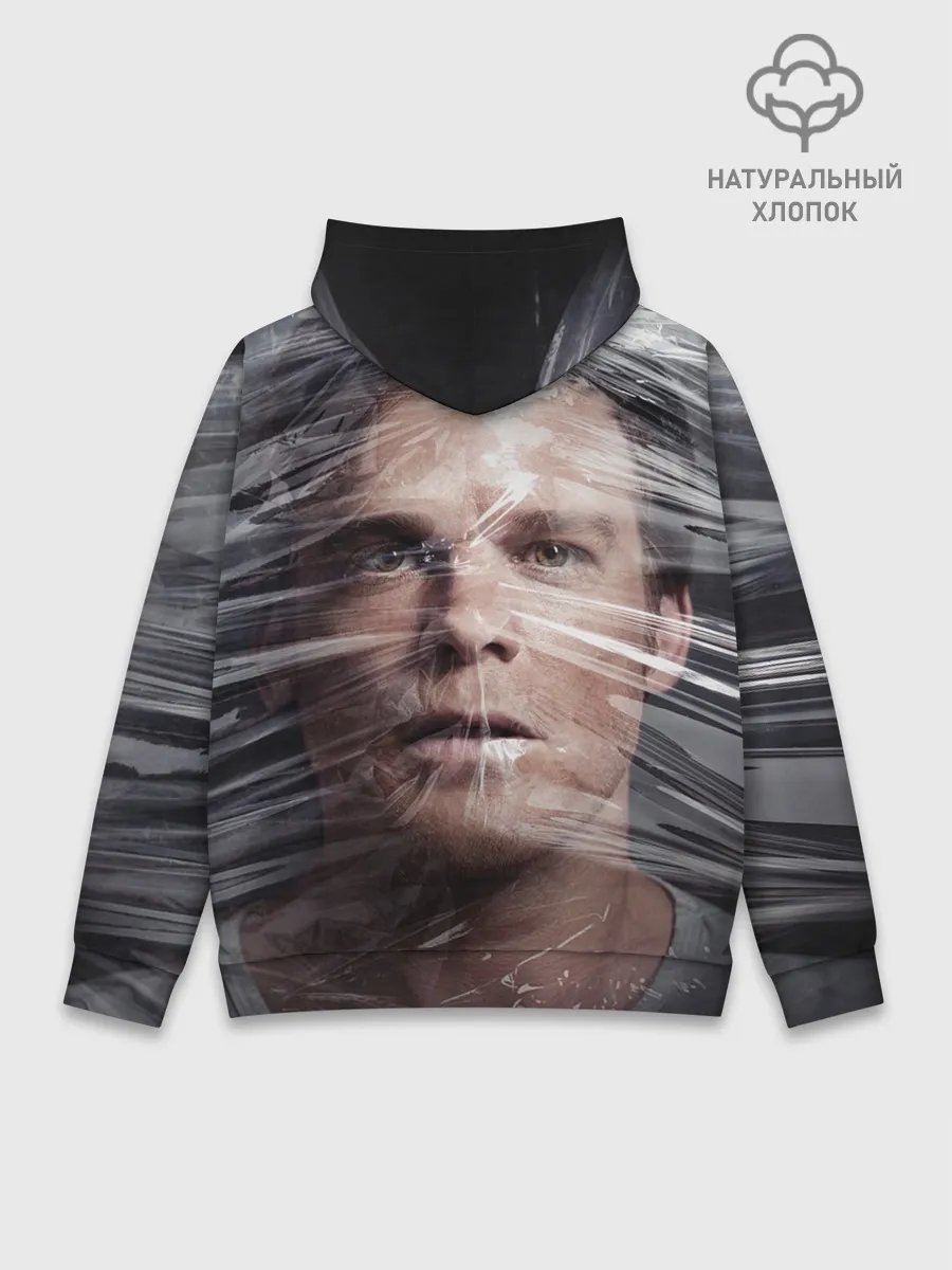 Худи мужской база хлопок / Декстер Морган в пленке