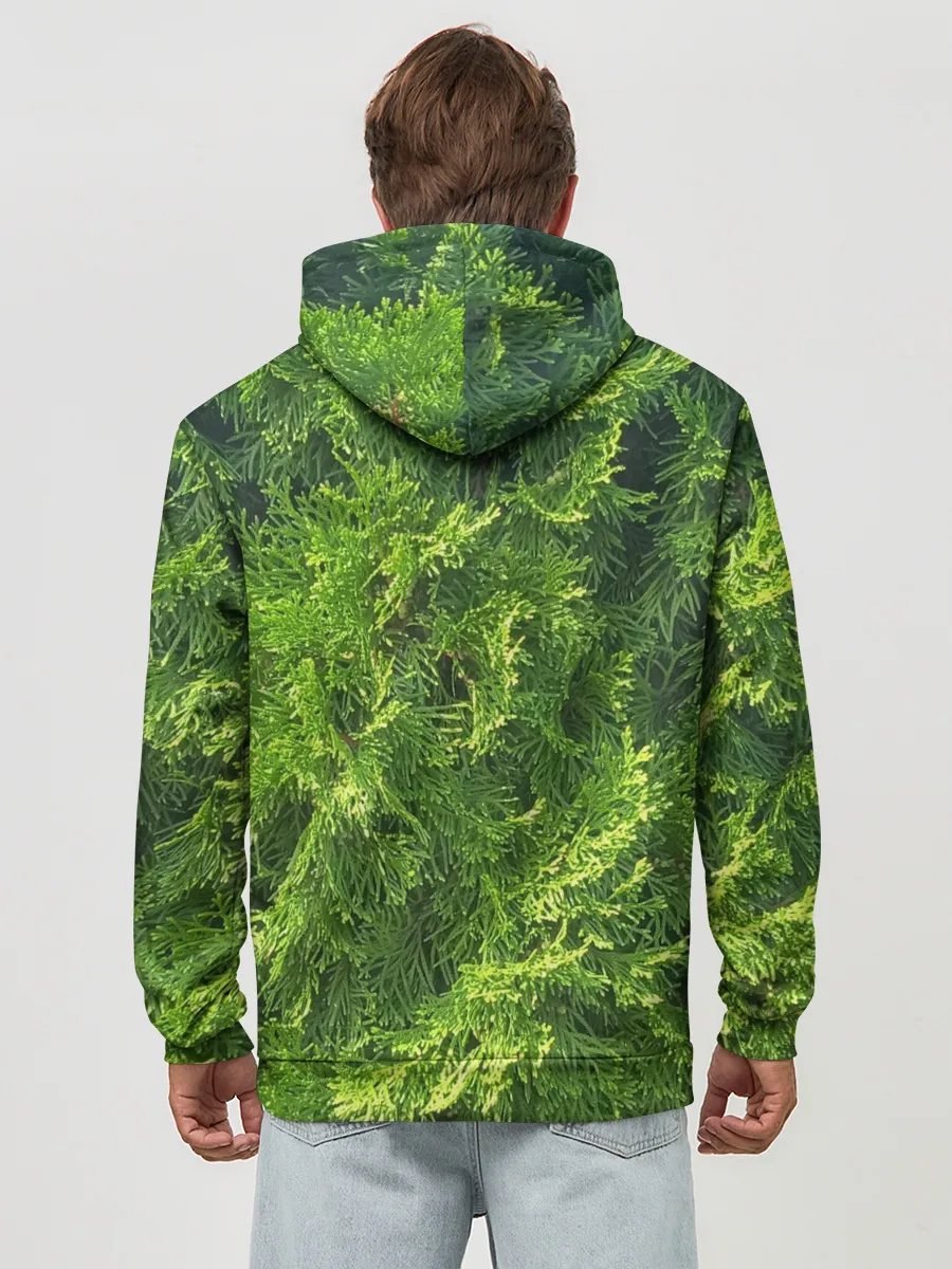 Худи мужской база хлопок / Хвойная масса