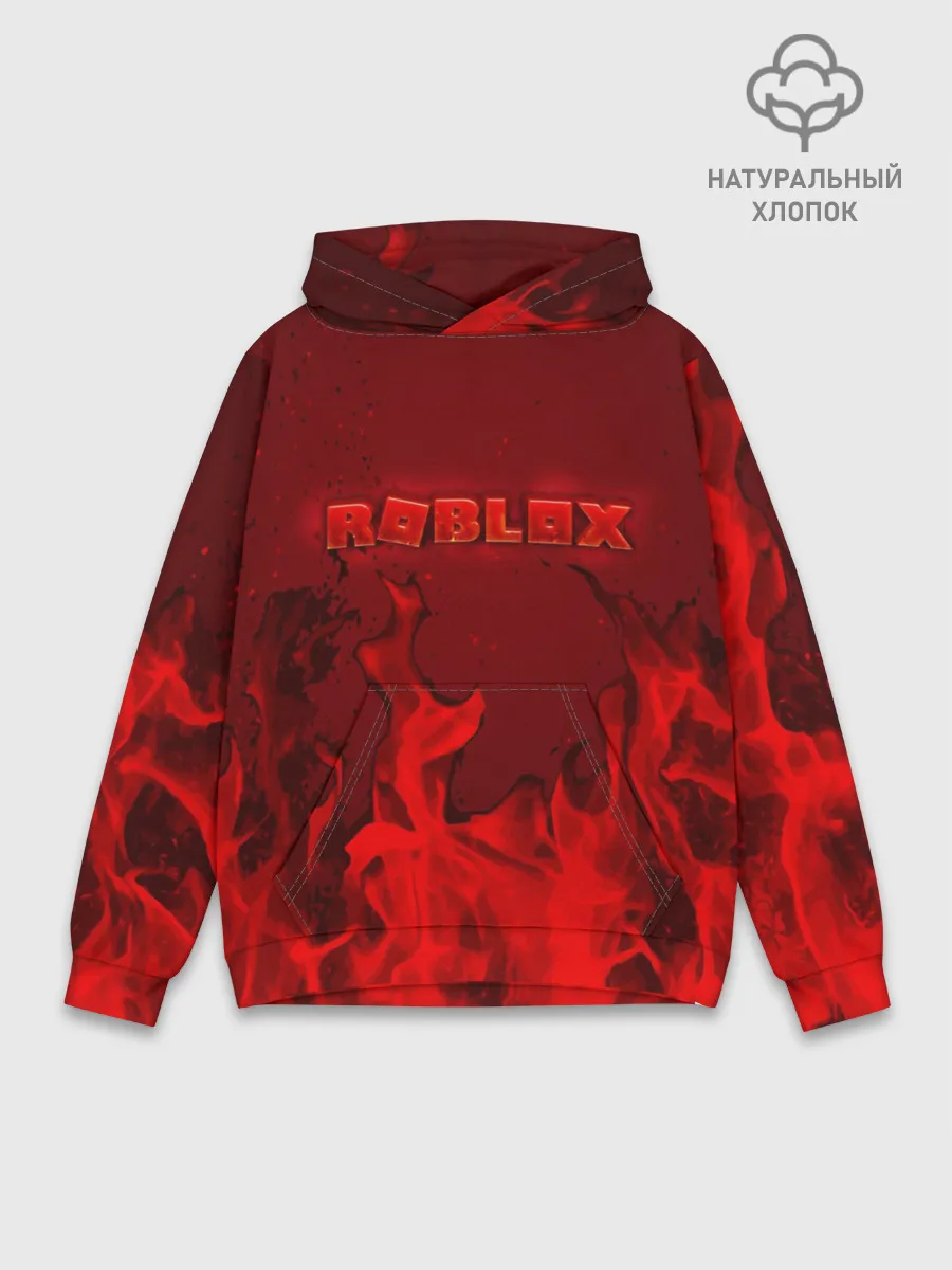 Худи мужской база хлопок / ROBLOX ОГОНЬ
