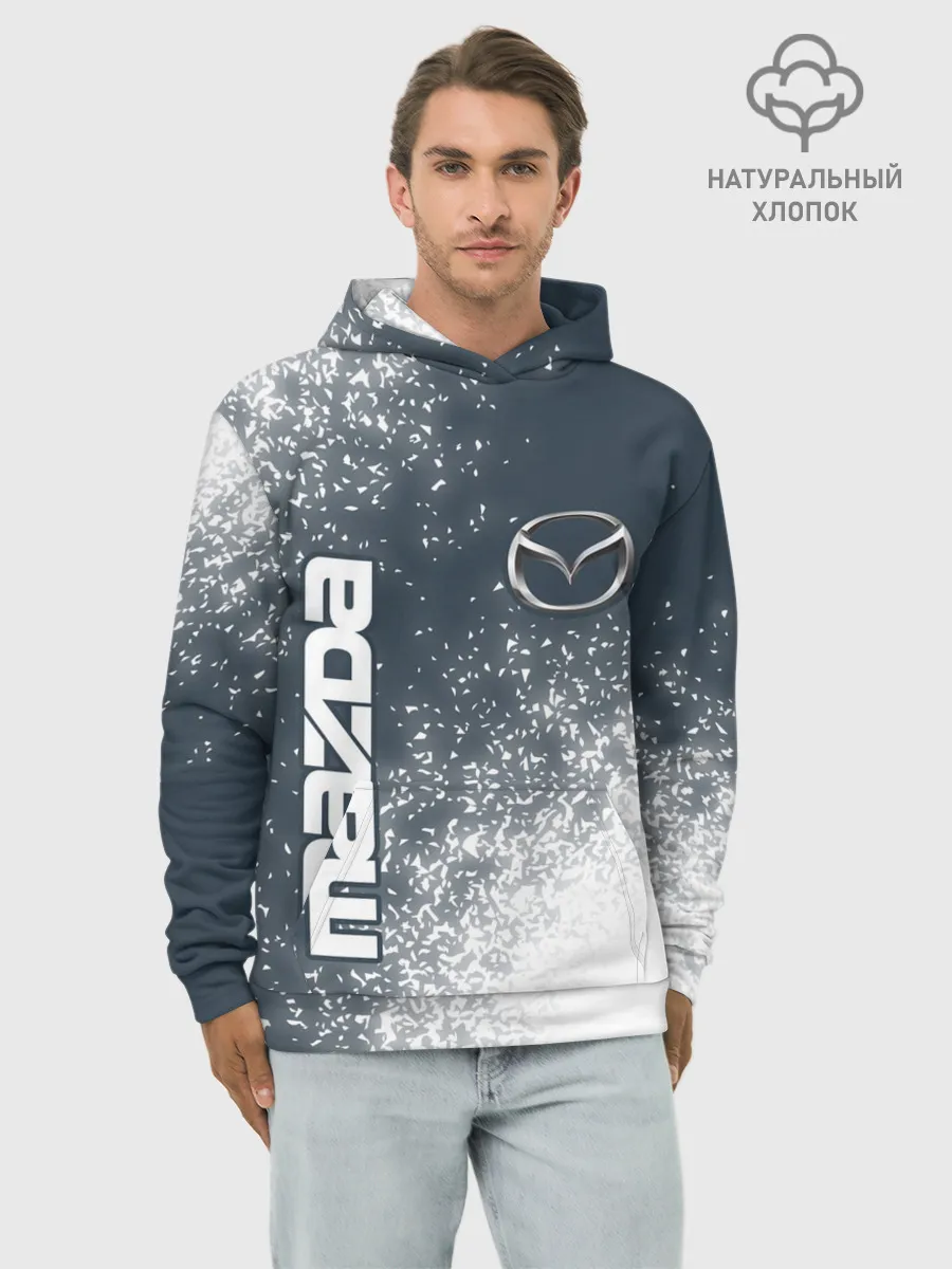 Худи мужской база хлопок / Мазда - Спрей