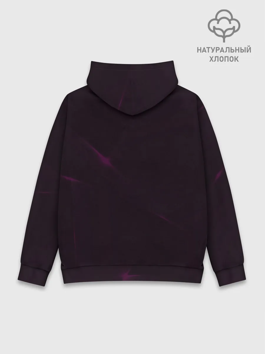 Худи мужской база хлопок / Zero Two в наушниках