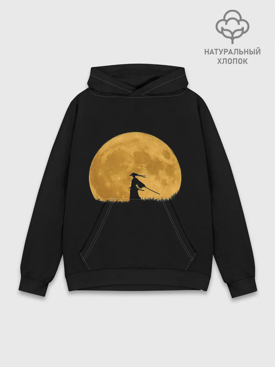 Худи мужской база хлопок / Путь самурая