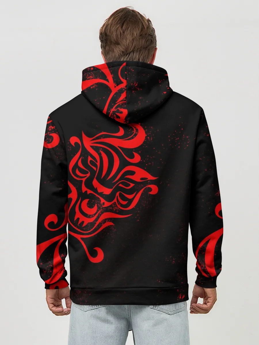 Худи мужской база хлопок / КАЗУТОРА ХАНЕМИЯ | ВАЛЬХАЛЛА