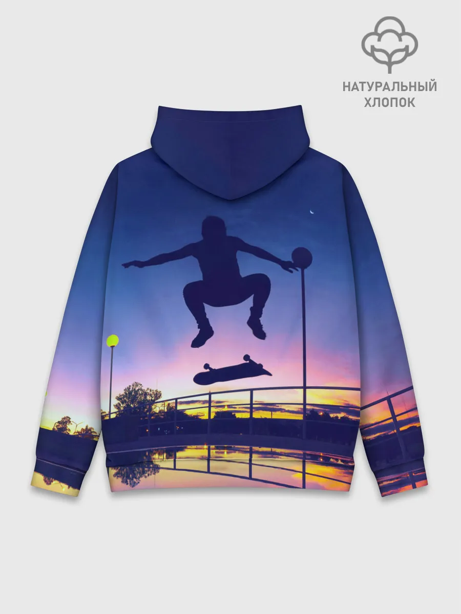 Худи мужской база хлопок / Skateboarding