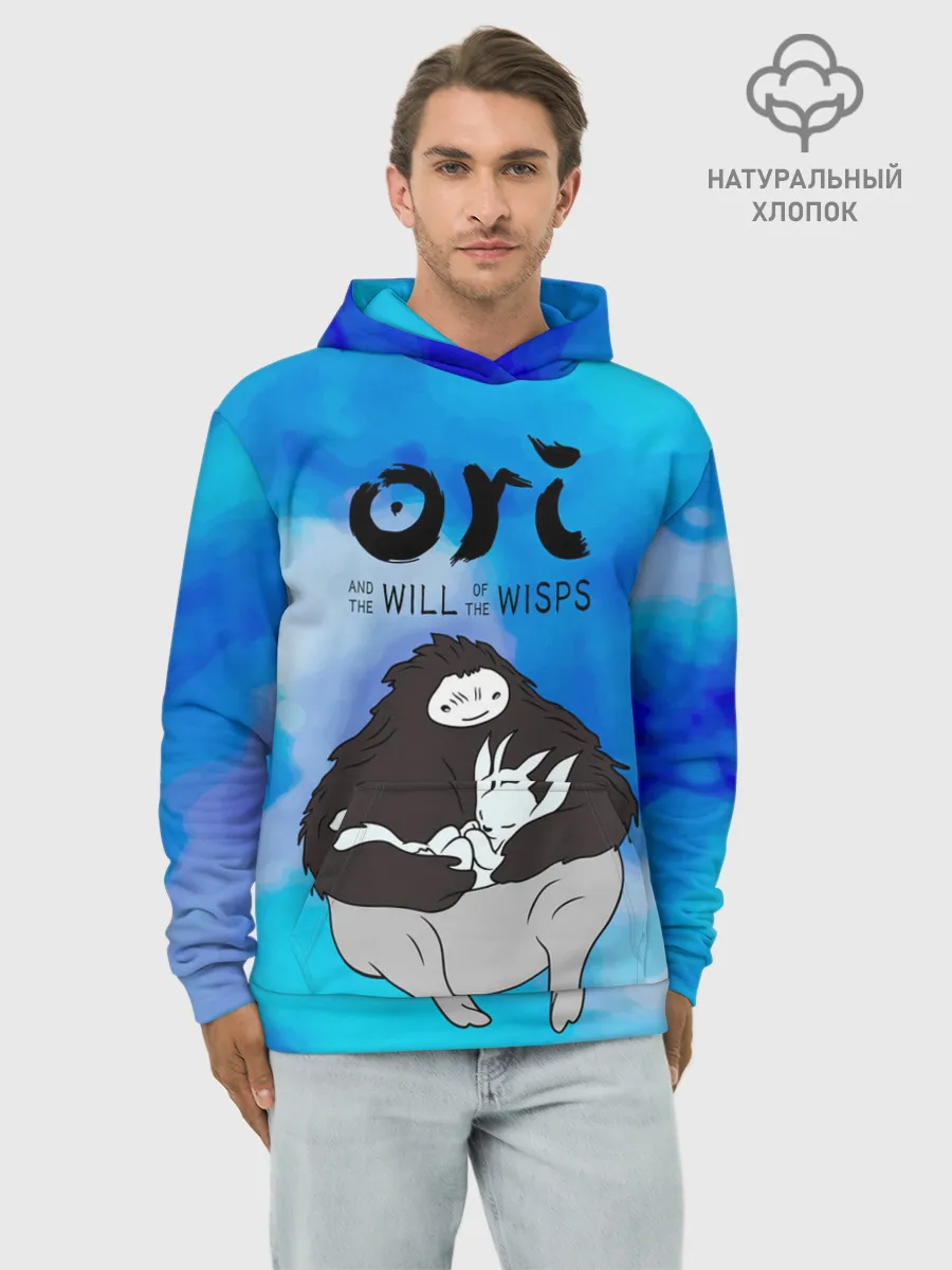 Худи мужской база хлопок / Ori and the Will of the Wisps