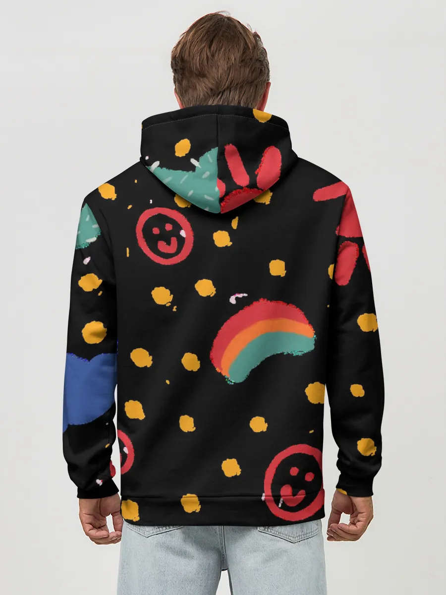 Худи мужской база хлопок / беззаботное детство