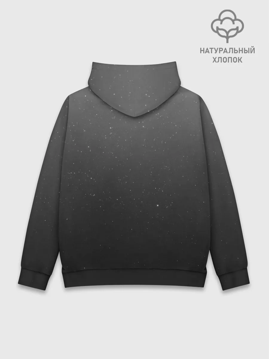 Худи мужской база хлопок / Gray Siren head