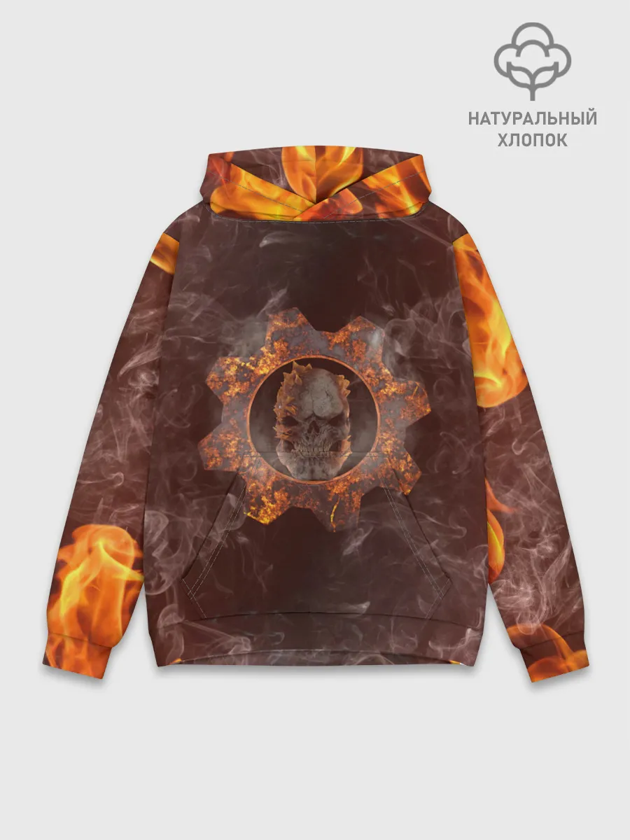 Худи мужской база хлопок / ШЕСТЕРНЯ | GEARS OF WAR