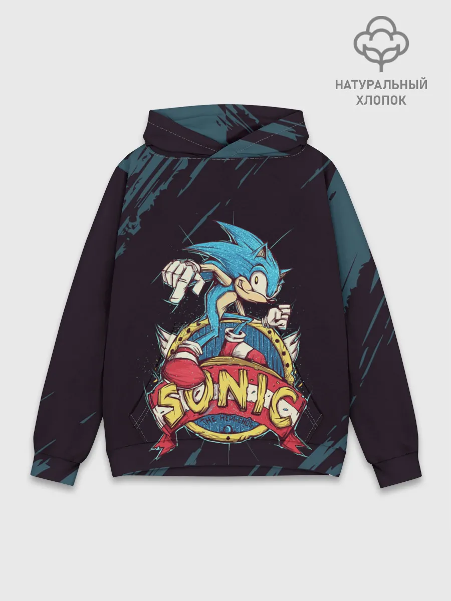 Худи мужской база хлопок / SONIC | СОНИК