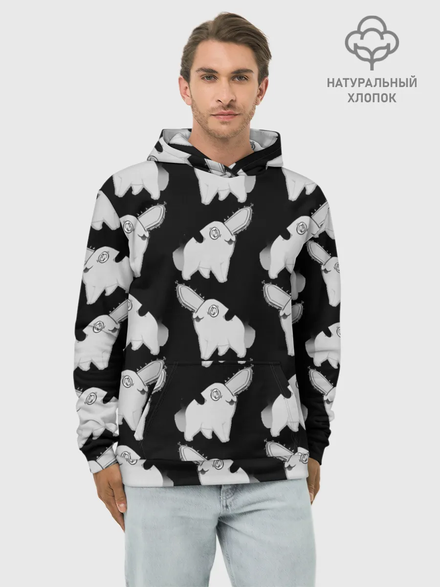 Худи мужской база хлопок / Почитта в стиле manga