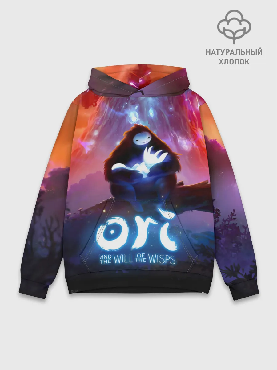 Худи мужской база хлопок / Ori and the Will of the Wisps