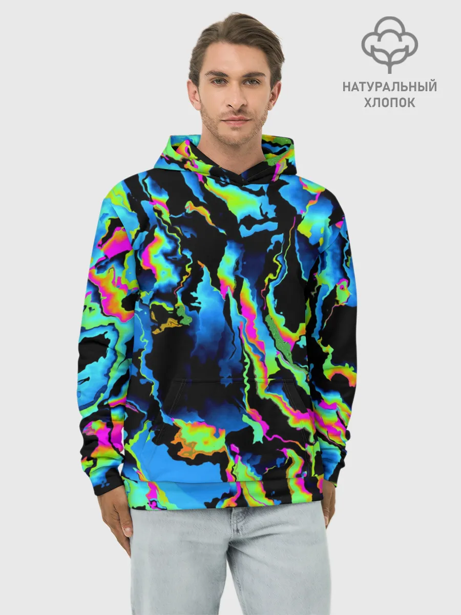 Худи мужской база хлопок / Странное дерево