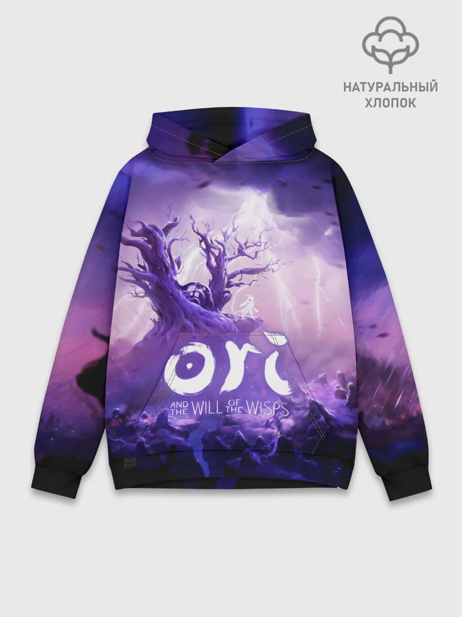 Худи мужской база хлопок / Ori and the Will of the Wisps