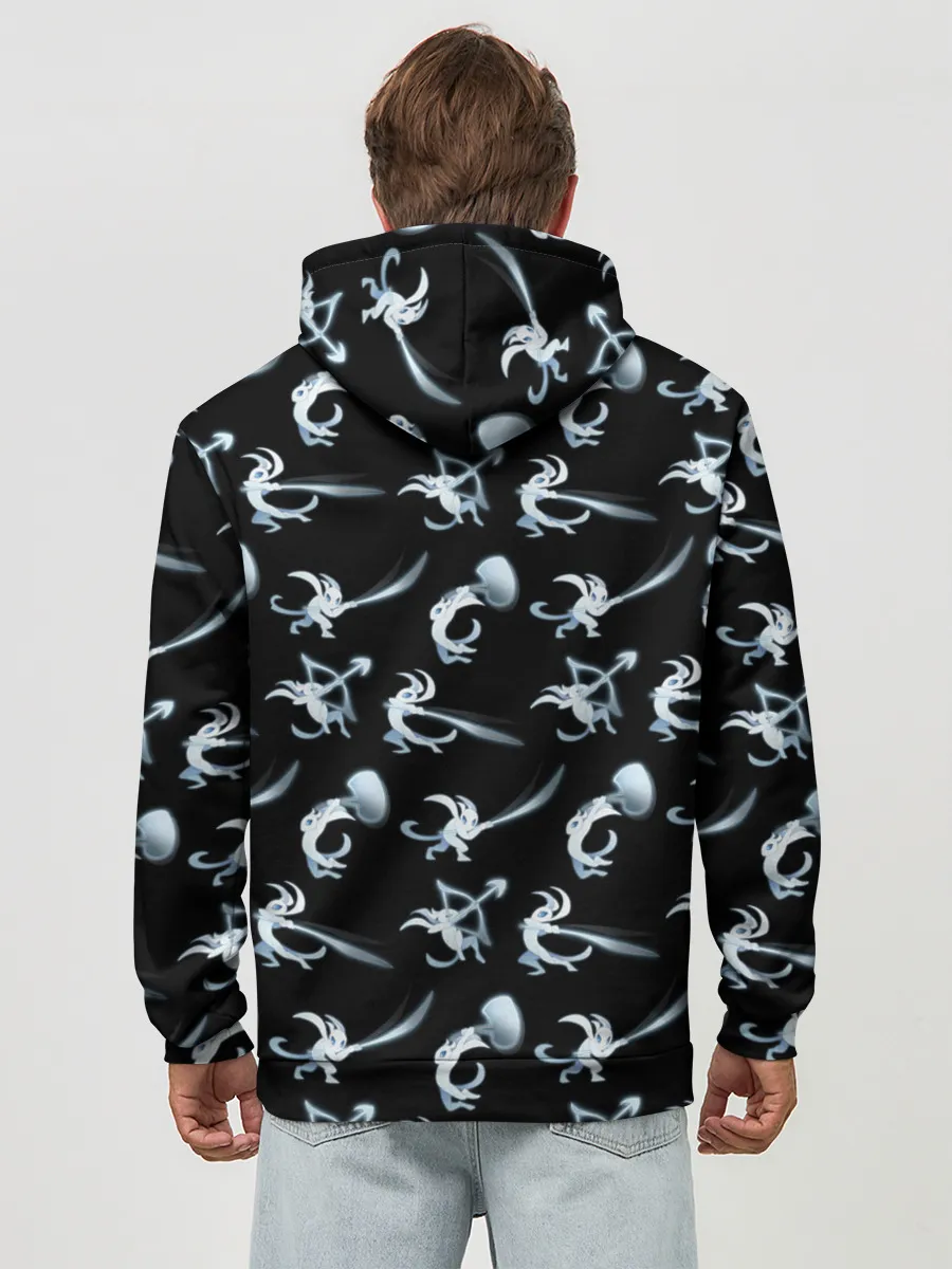 Худи мужской база хлопок / Ори с оружием