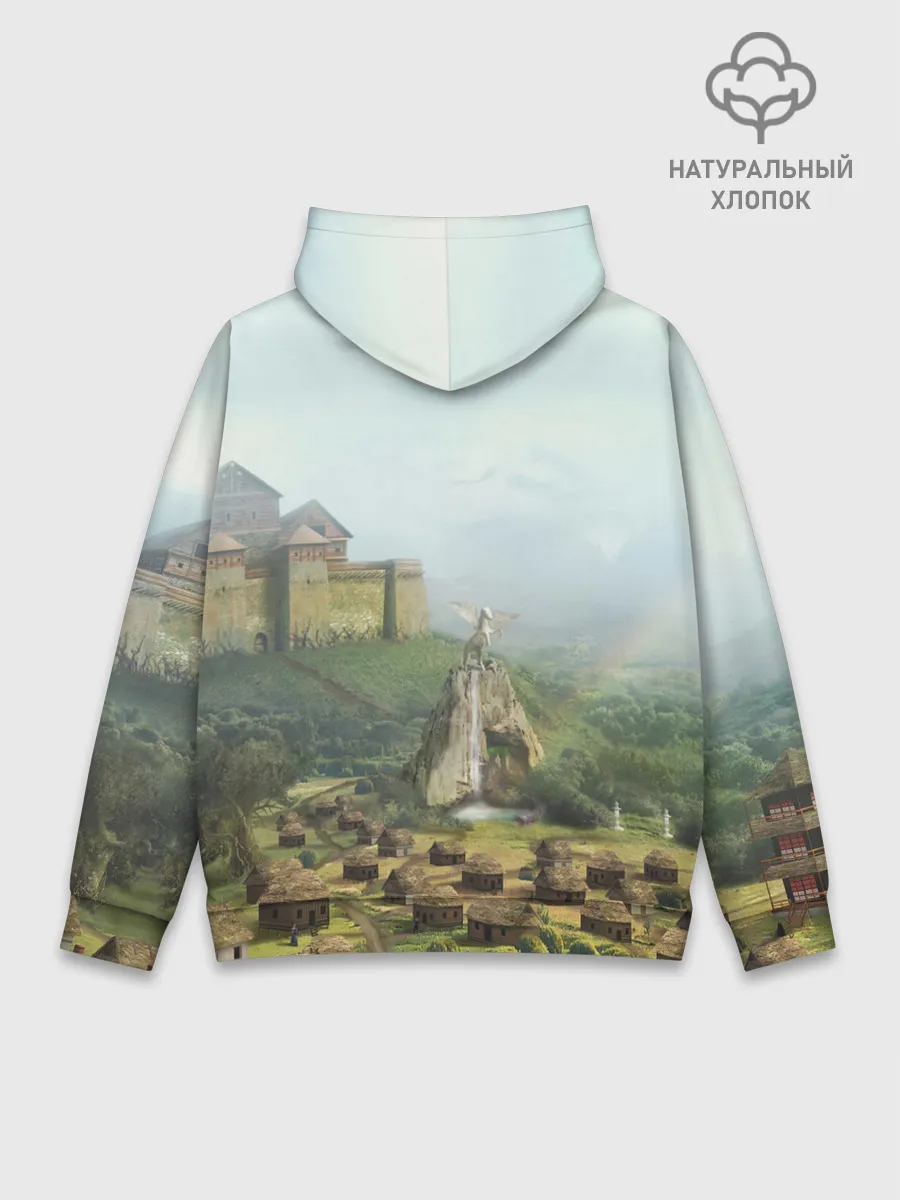 Худи мужской база хлопок / Оплот | Heroes of Might and Magic 3