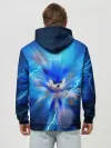 Худи мужской база хлопок / SONIC | СИНИЙ ЁЖ