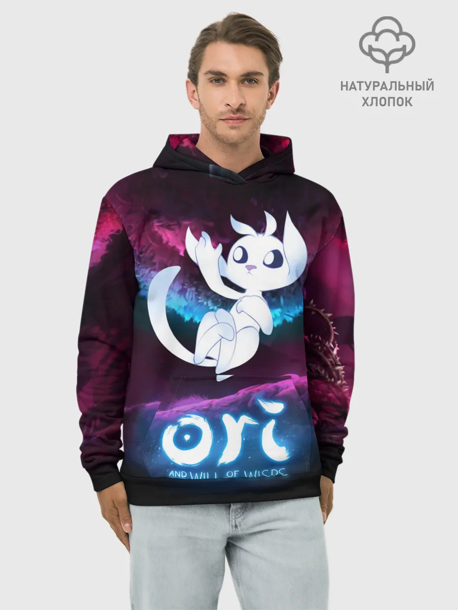 Худи мужской база хлопок / Ori and the Will of the Wisps