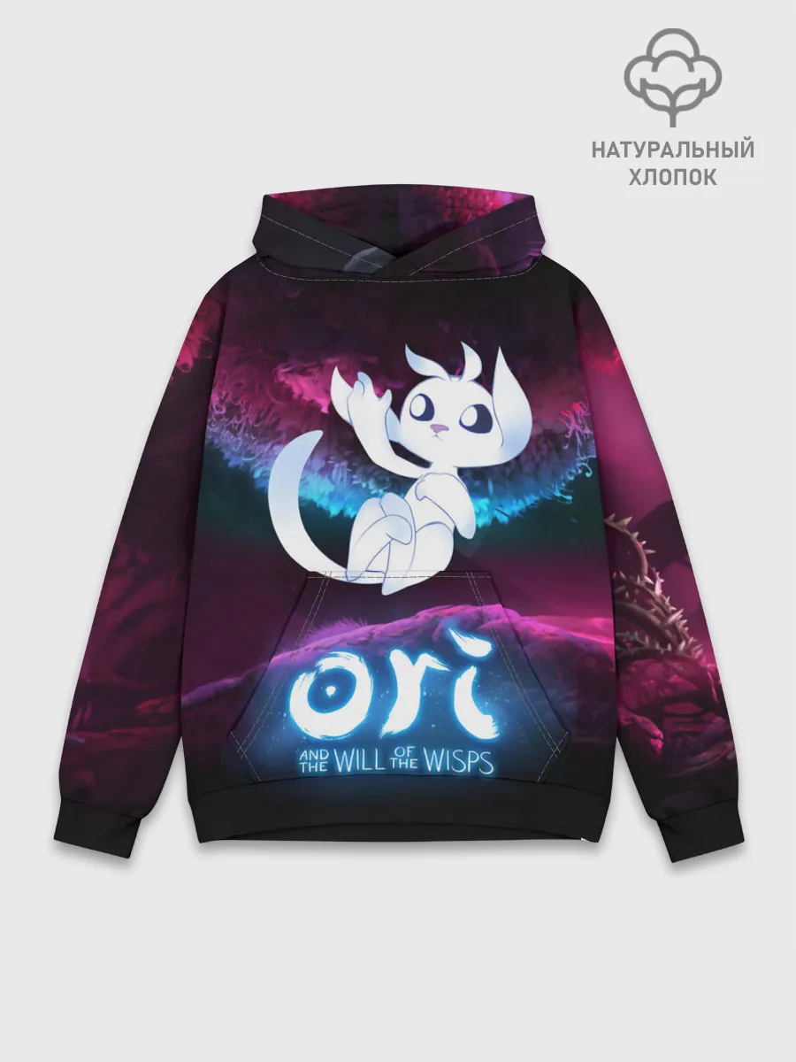 Худи мужской база хлопок / Ori and the Will of the Wisps