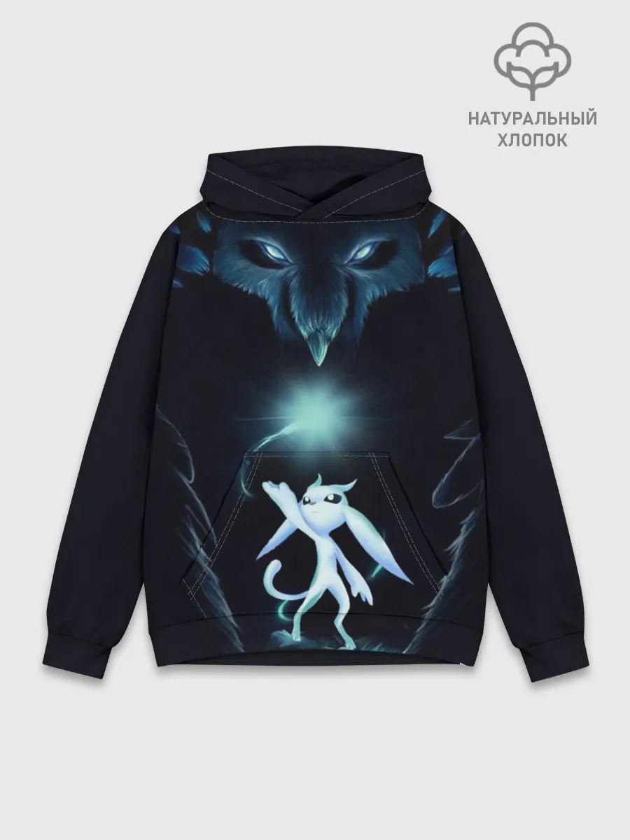 Худи мужской база хлопок / Дух-хранитель Ори