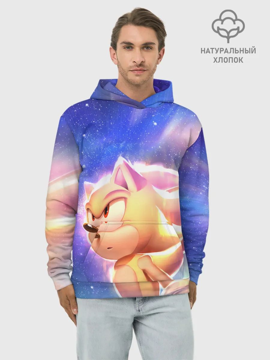 Худи мужской база хлопок / SONIC | СОНИК