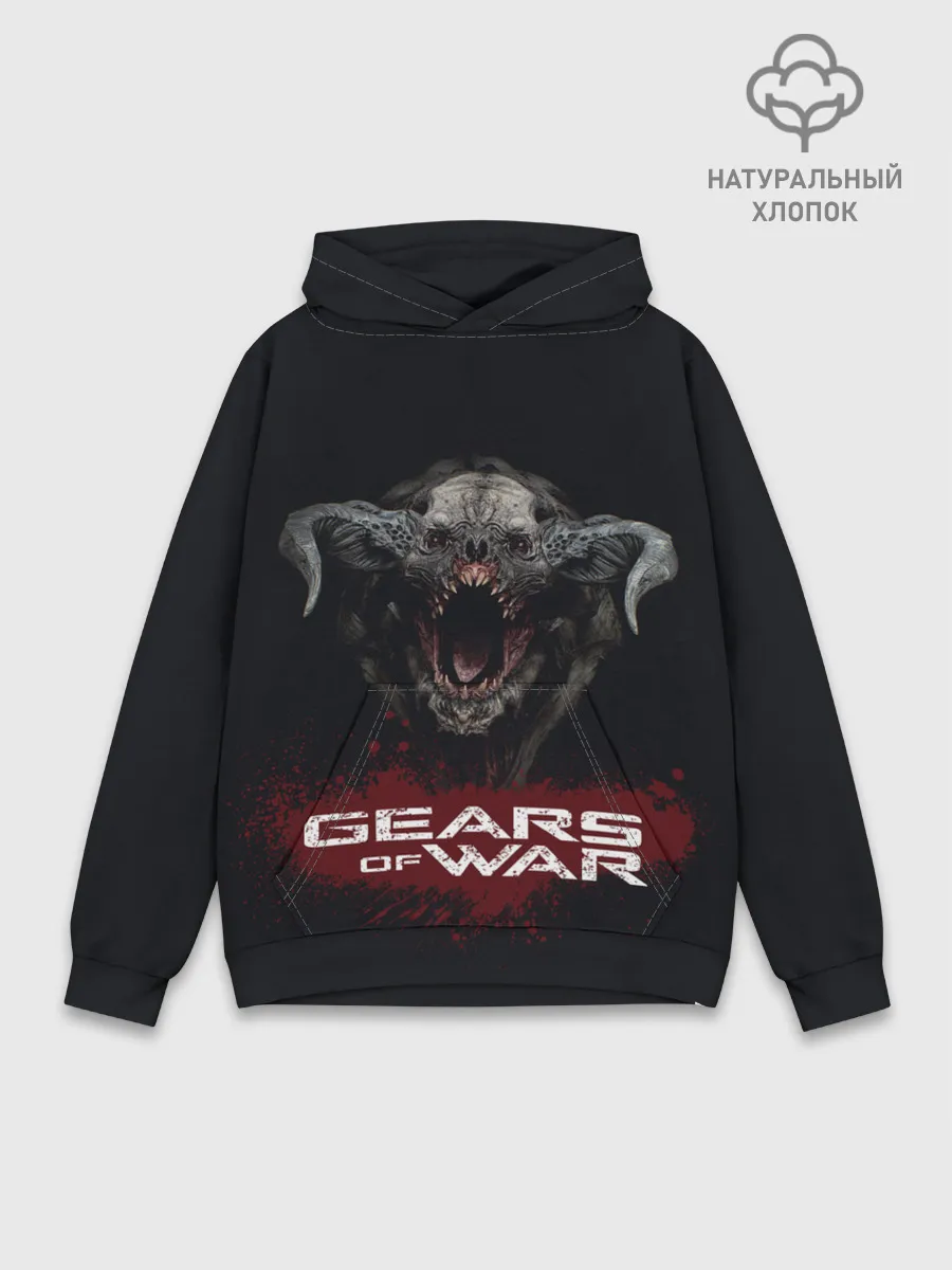 Худи мужской база хлопок / MONSTER | GEARS OF WAR