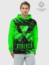 Худи мужской база хлопок / S.T.A.L.K.E.R. NEON | СТАЛКЕР