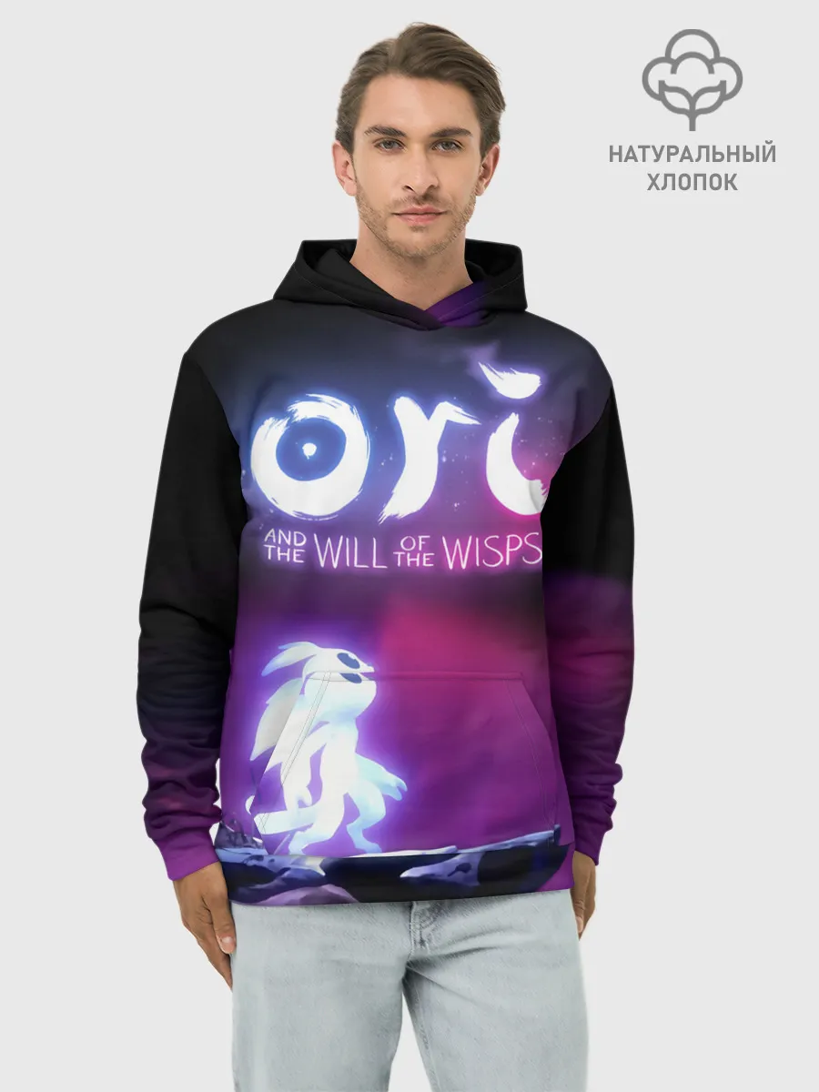 Худи мужской база хлопок / Ori and the Will of the Wisps