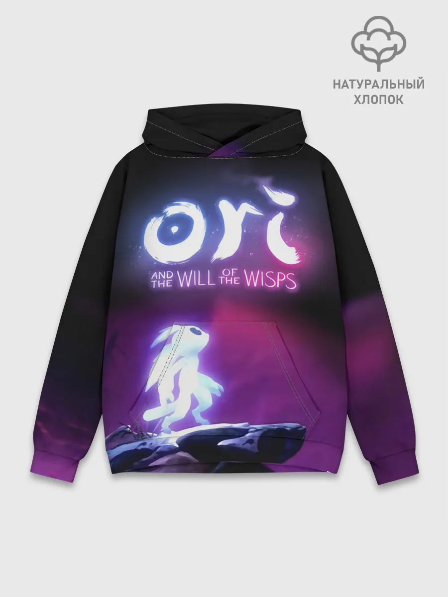 Худи мужской база хлопок / Ori and the Will of the Wisps