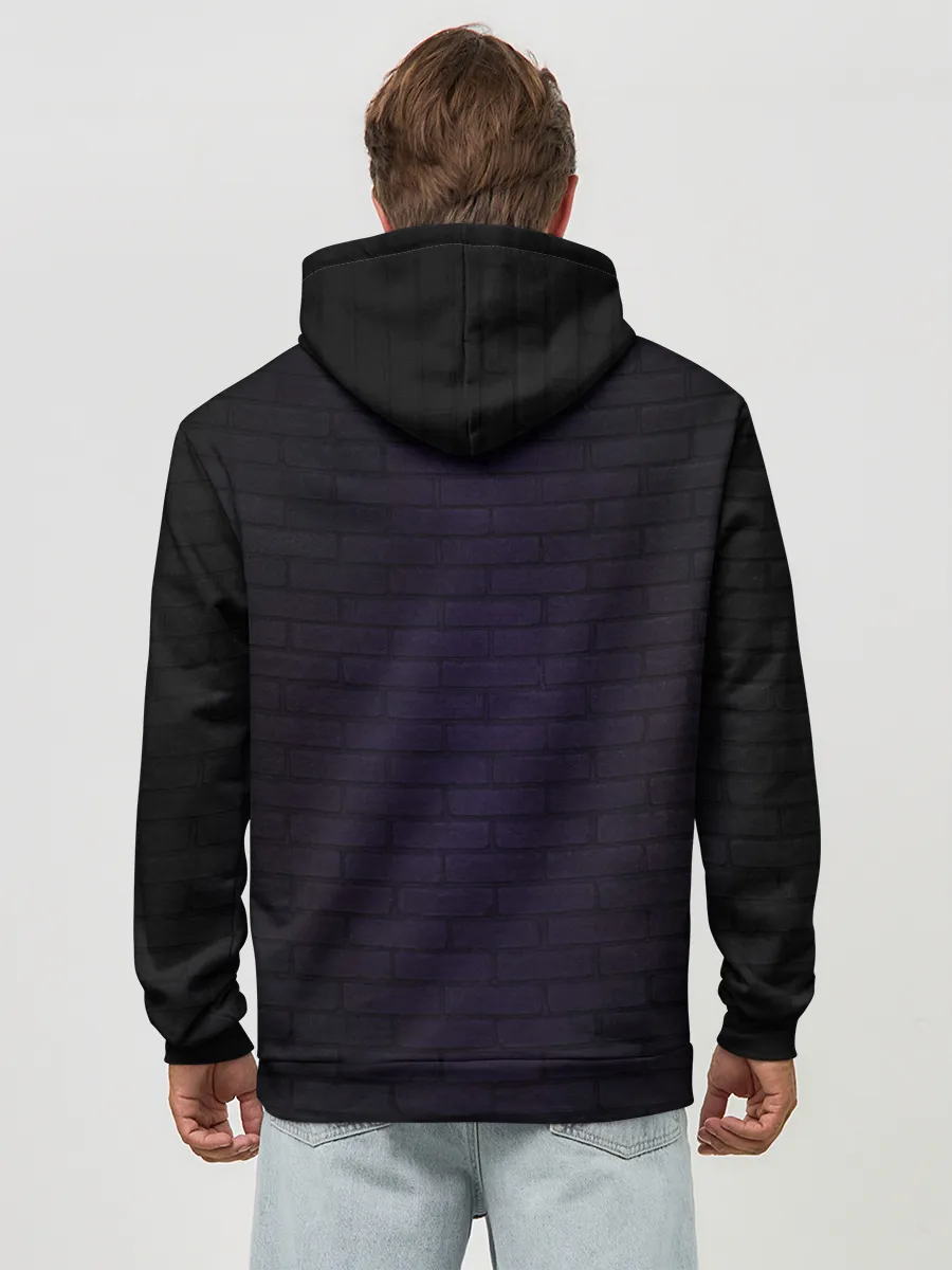 Худи мужской база хлопок / UNDERTALE PURPLE HEART