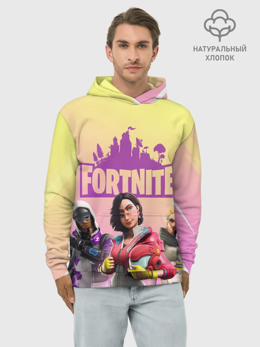 Худи мужской база хлопок / Fortnite Squad