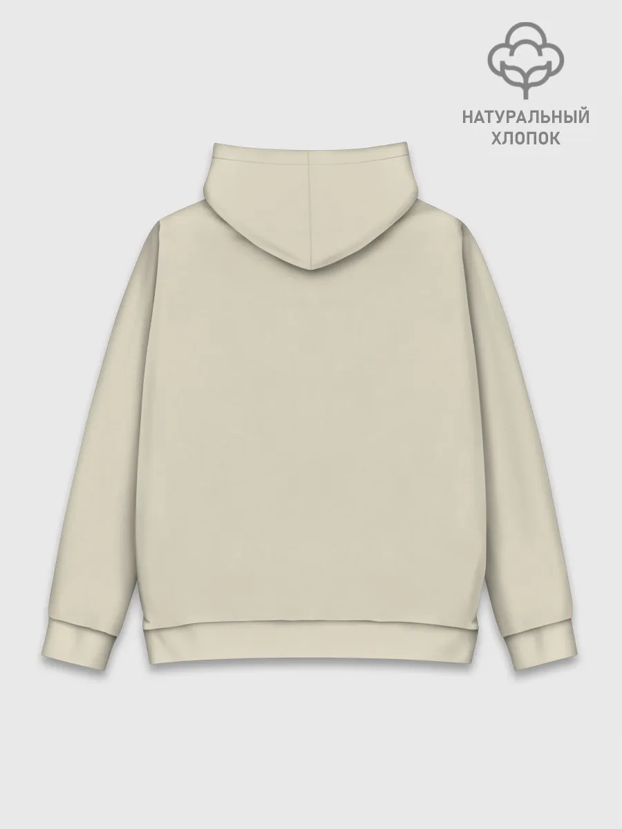 Худи мужской база хлопок / Королева шахматной доски