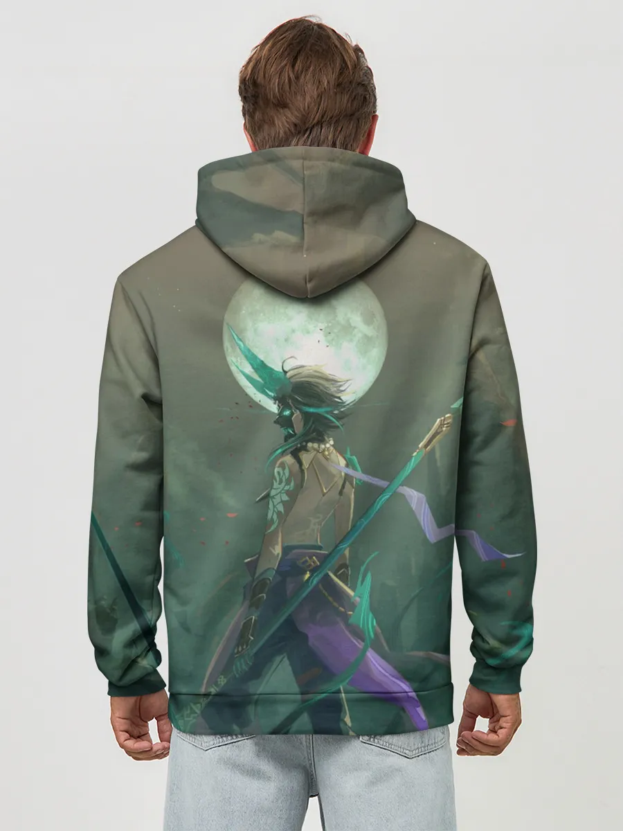 Худи мужской база хлопок / XIAO | СЯО | ПОЛНОЛУНИЕ