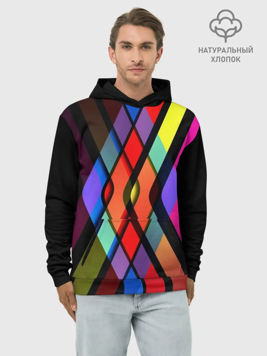 Худи мужской база хлопок / Пересечение