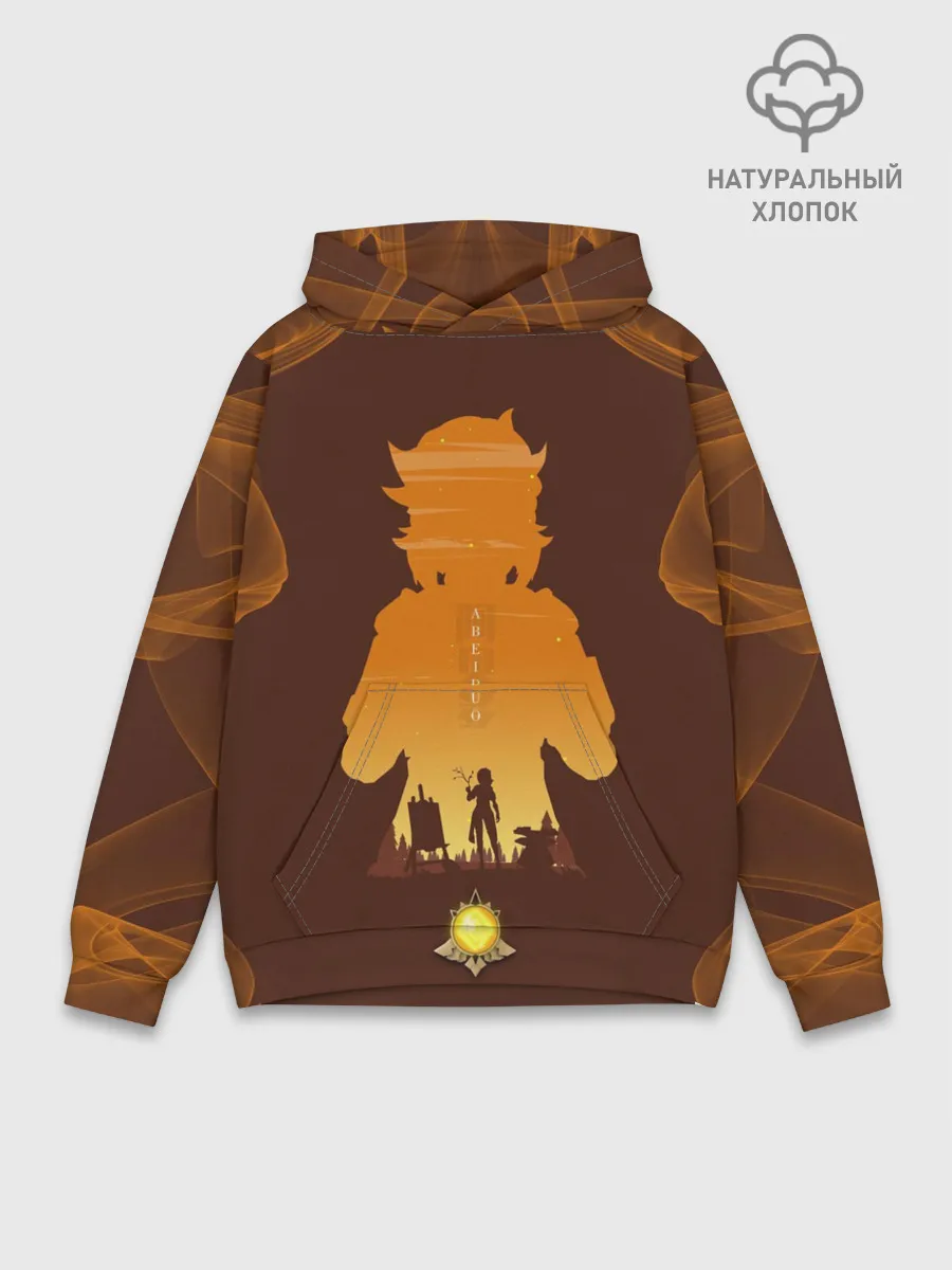 Худи мужской база хлопок / АЛЬБЕДО | ALBEDO | GENSHIN