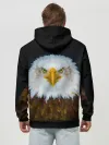 Худи мужской база хлопок / Белоголовый орлан