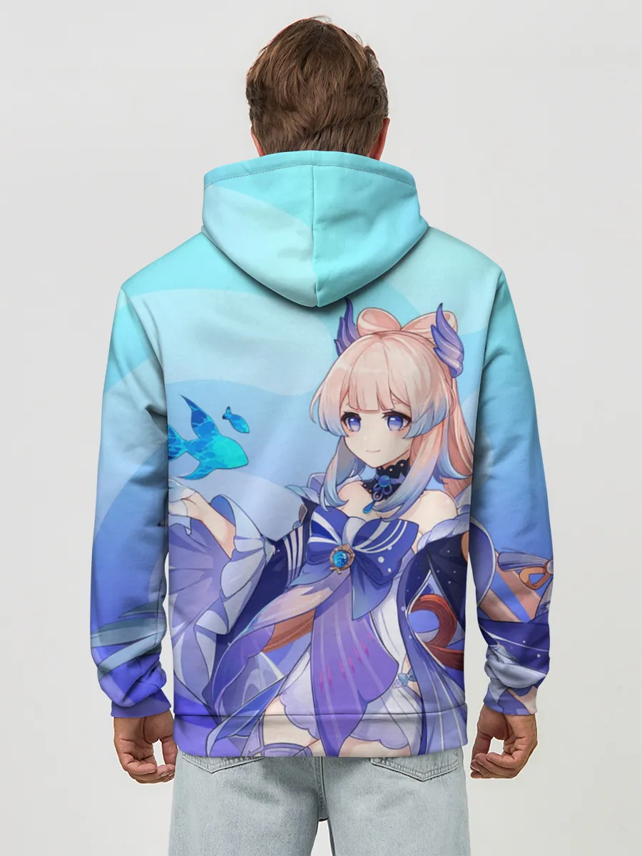 Худи мужской база хлопок / Genshin Impact, Кокоми