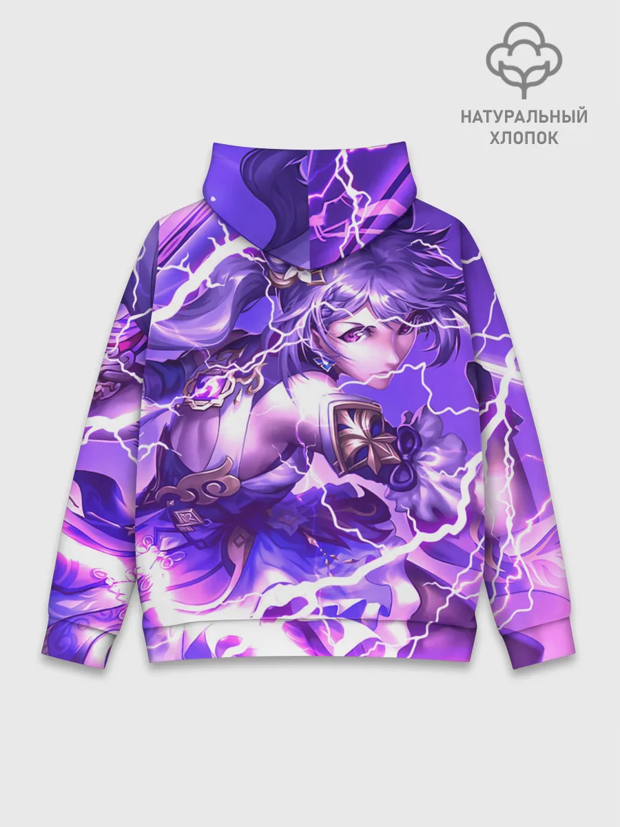 Худи мужской база хлопок / Баал | Genshin Impact | Геншин Импакт