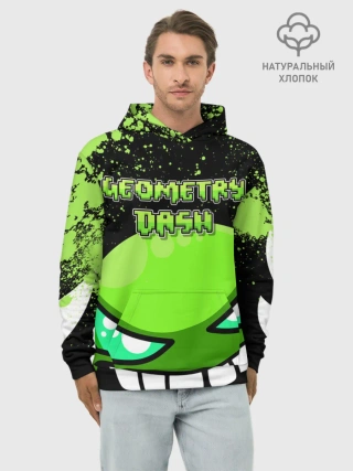 Худи мужской база хлопок / Geometry Dash