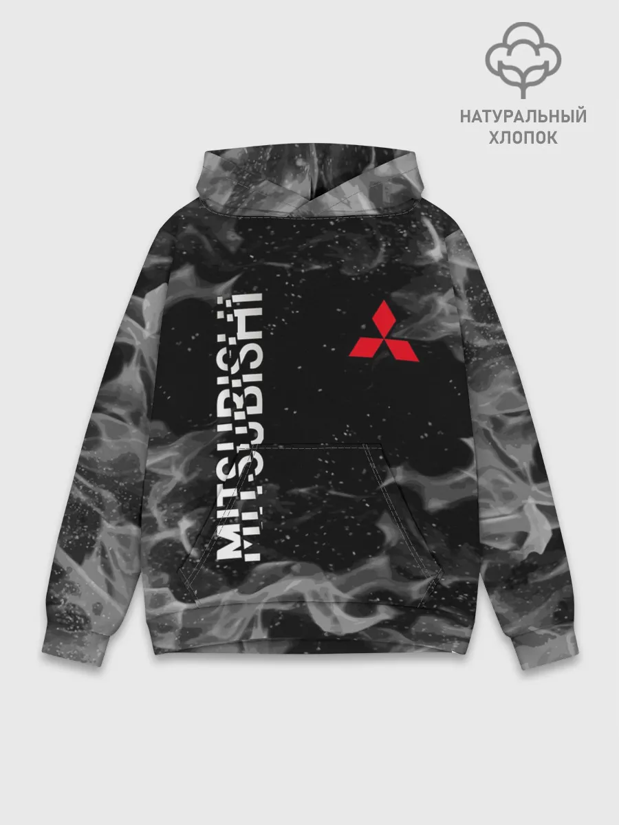 Худи мужской база хлопок / MITSUBISHI | ОГОНЬ