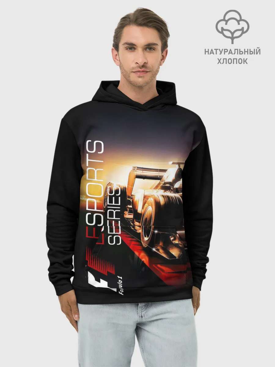 Худи мужской база хлопок / FORMULA 1