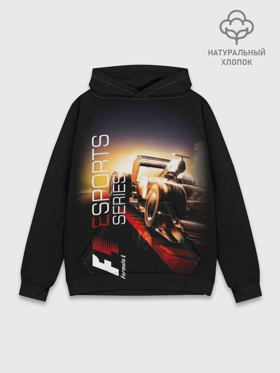 Худи мужской база хлопок / FORMULA 1