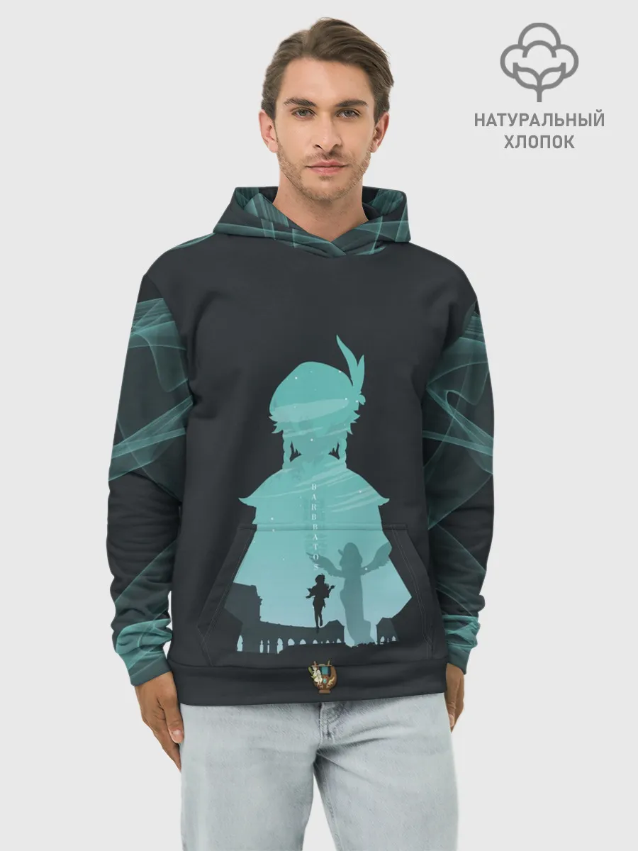 Худи мужской база хлопок / ВЕНТИ | VENTI | ГЕНШИН