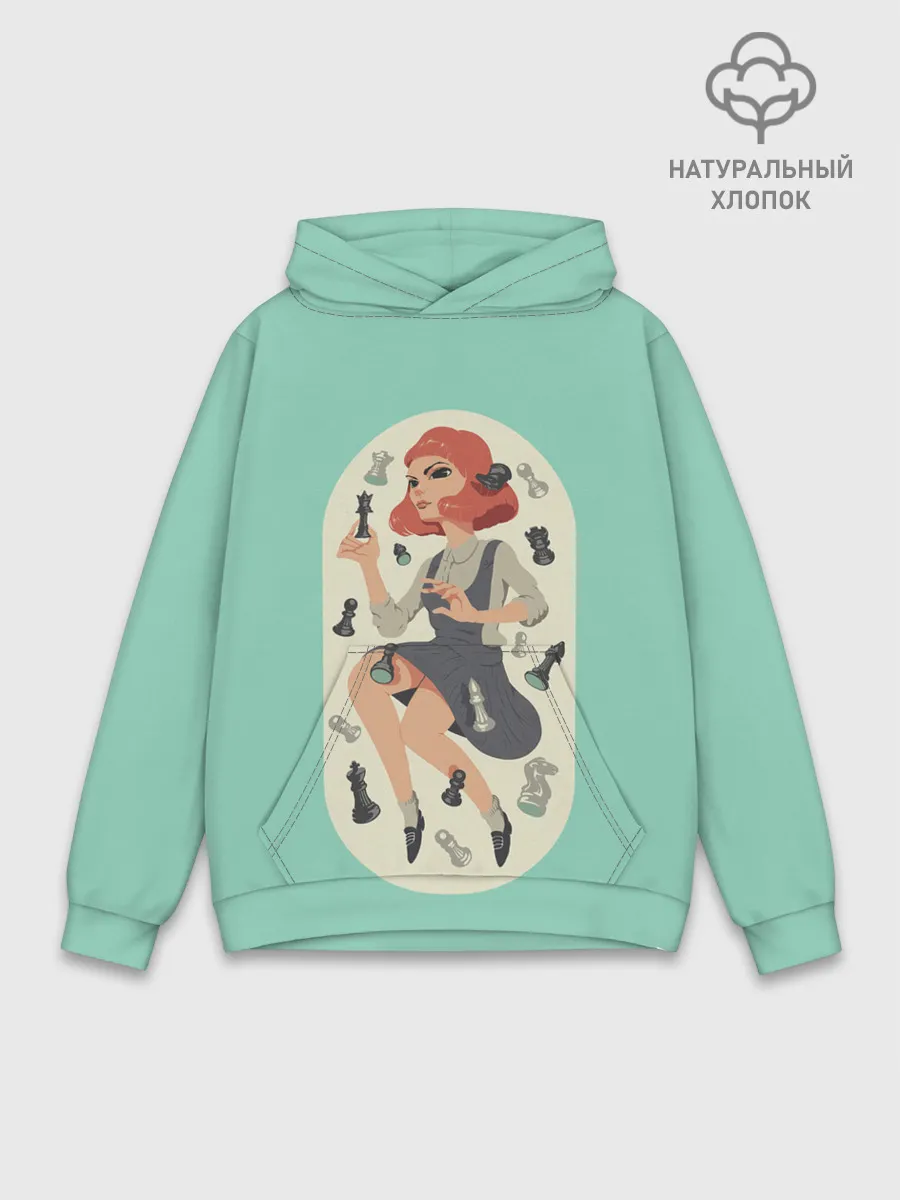 Худи мужской база хлопок / Элизабет Хармон