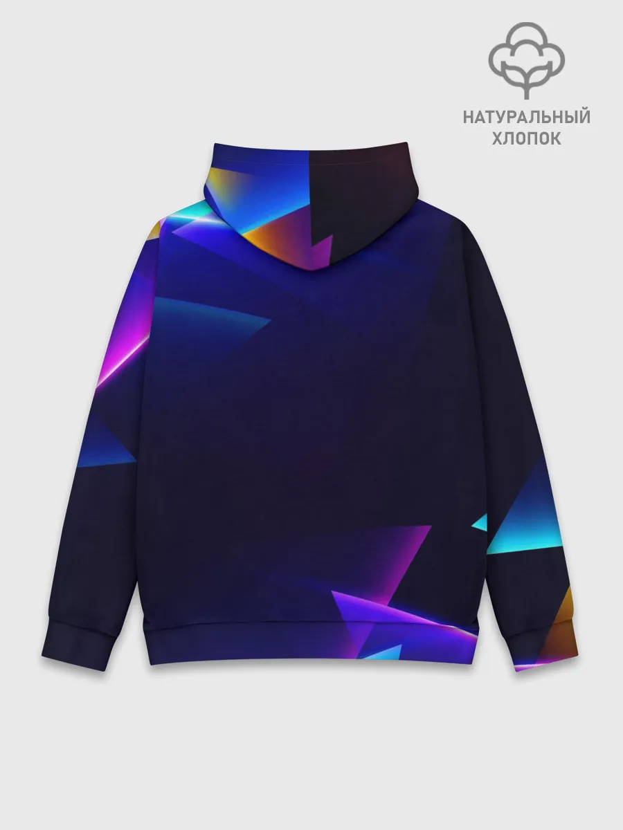 Худи мужской база хлопок / КУРОО ТЕЦУРО / TETSURO / NEON