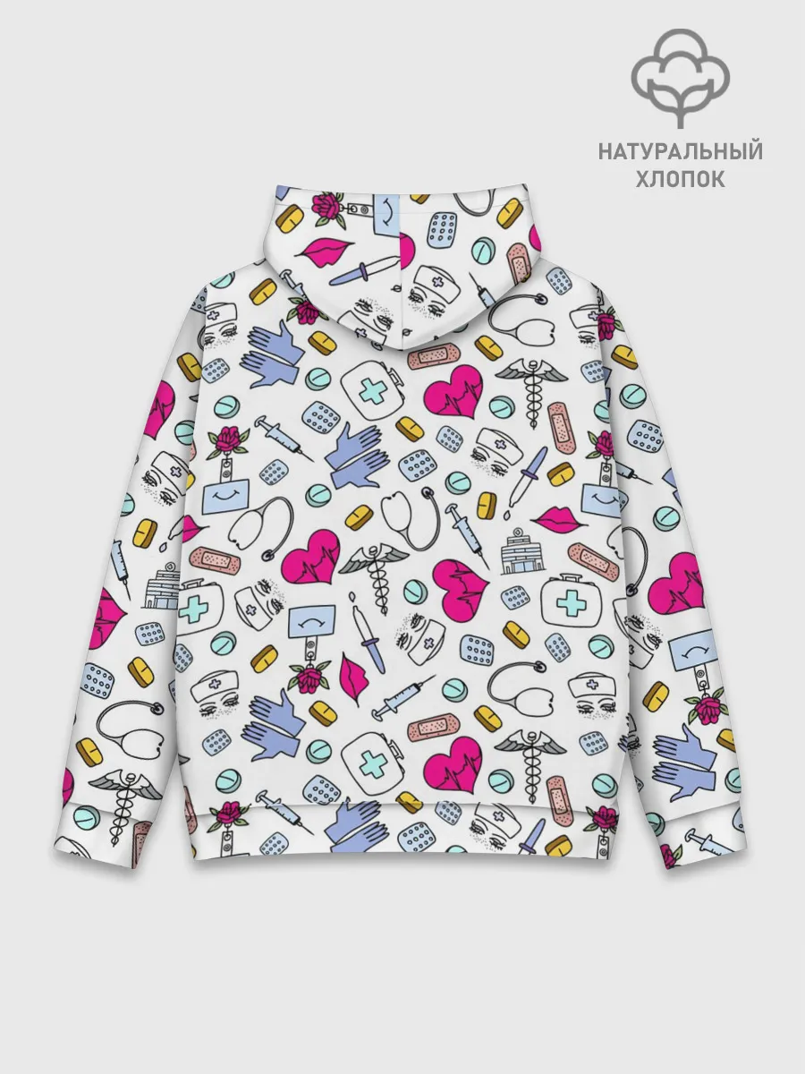 Худи мужской база хлопок / Медицинский паттерн