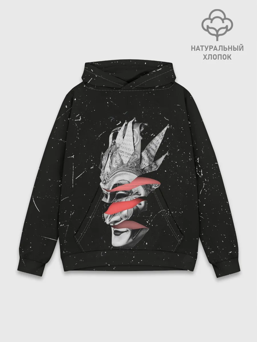Худи мужской база хлопок / Mask Brejcha