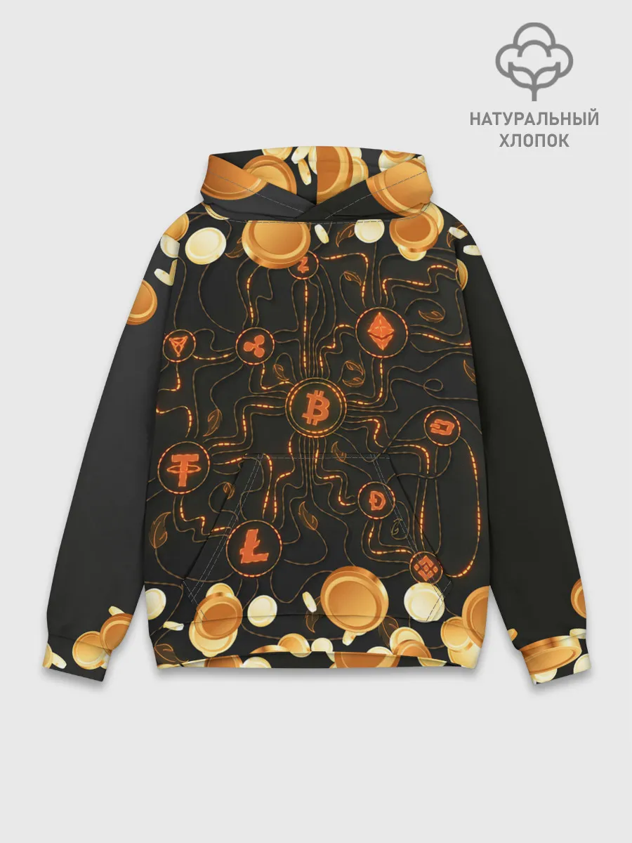 Худи мужской база хлопок / Криптовалюта | Crypto