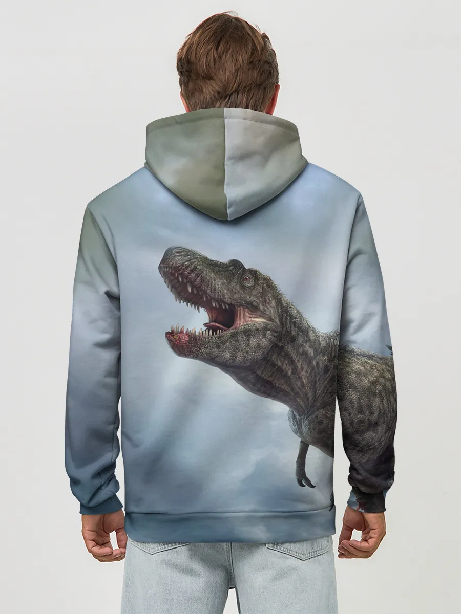 Худи мужской база хлопок / Jurassic World | Мир Юрского периода