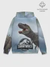 Худи мужской база хлопок / Jurassic World | Мир Юрского периода