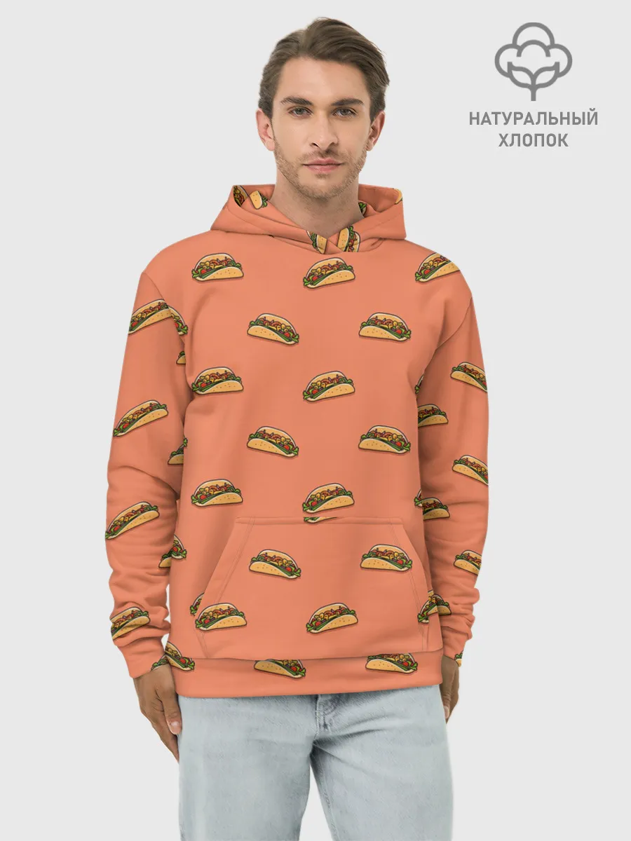 Худи мужской база хлопок / Тако паттерн